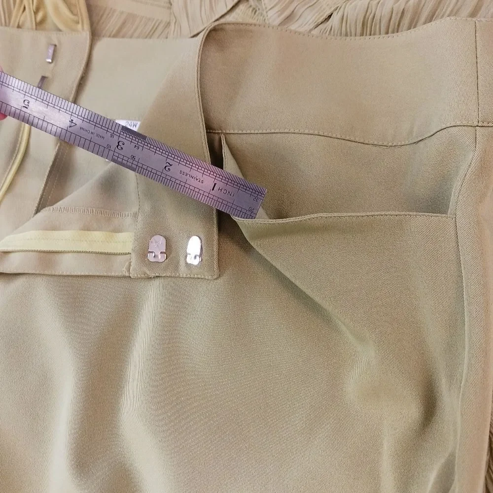 Three Piece Pant Set Lightweight Pockets Long Sleeve Gauzy Spring Green Size 24 - Picture 8 of 12